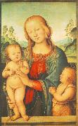 PERUGINO, Pietro Madonna with Child and Little St John a oil painting picture wholesale